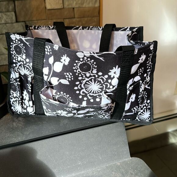 Thirty One Black/White Caddy 1 Large 1 Small - Picture 3 of 15